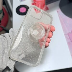 OtterBox Clear-Glitter IPhone Case (13 & 14)